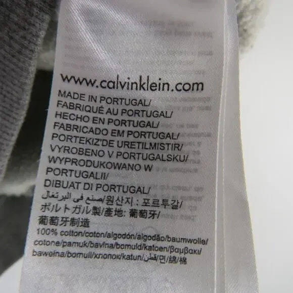 1990s Vintage Calvin Klein Women's Gray Crewneck Pullover Sweatshirt Large Retro - Picture 7 of 7